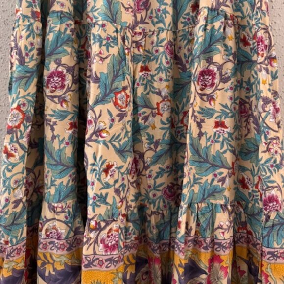 Falda Maxi Boho Floral de Verano (Boho Floral Summer Maxi Skirt) - Picture 2 of 8